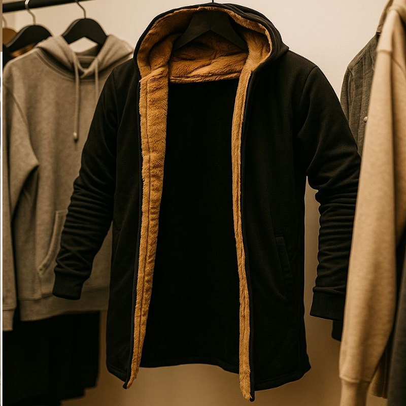 شنل خز قهوه ای مردانه مدل venit