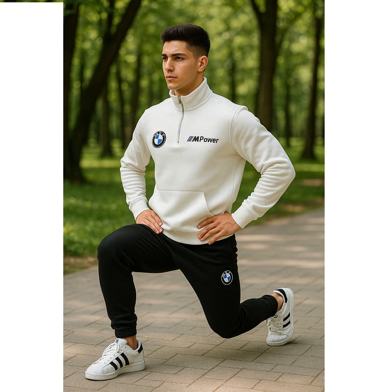 ست دورس و شلوارbmw مردانه طرح Mpower